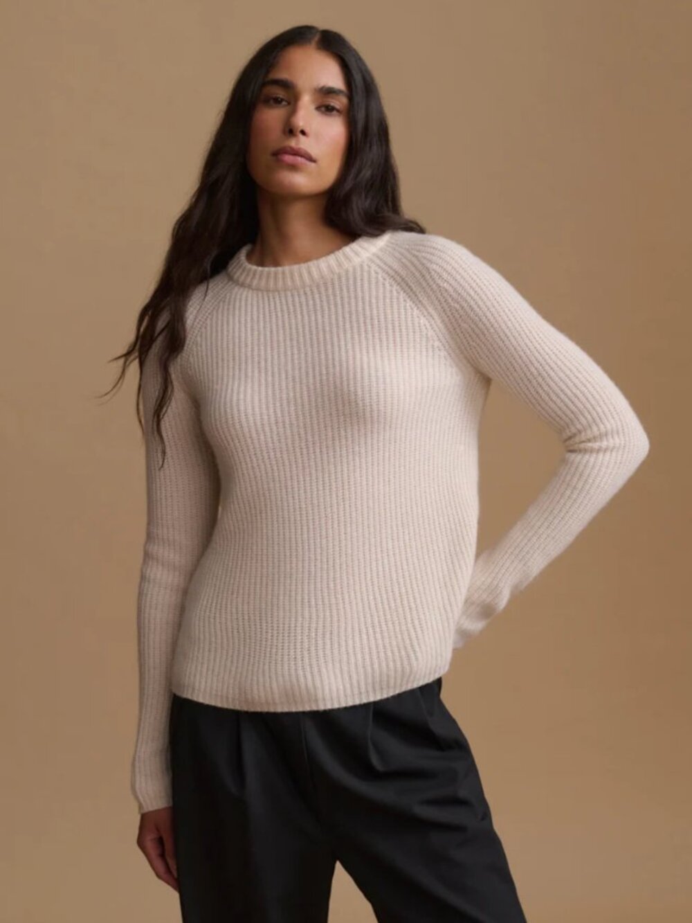 Jenni Kayne Cashmere Fisherman Cream